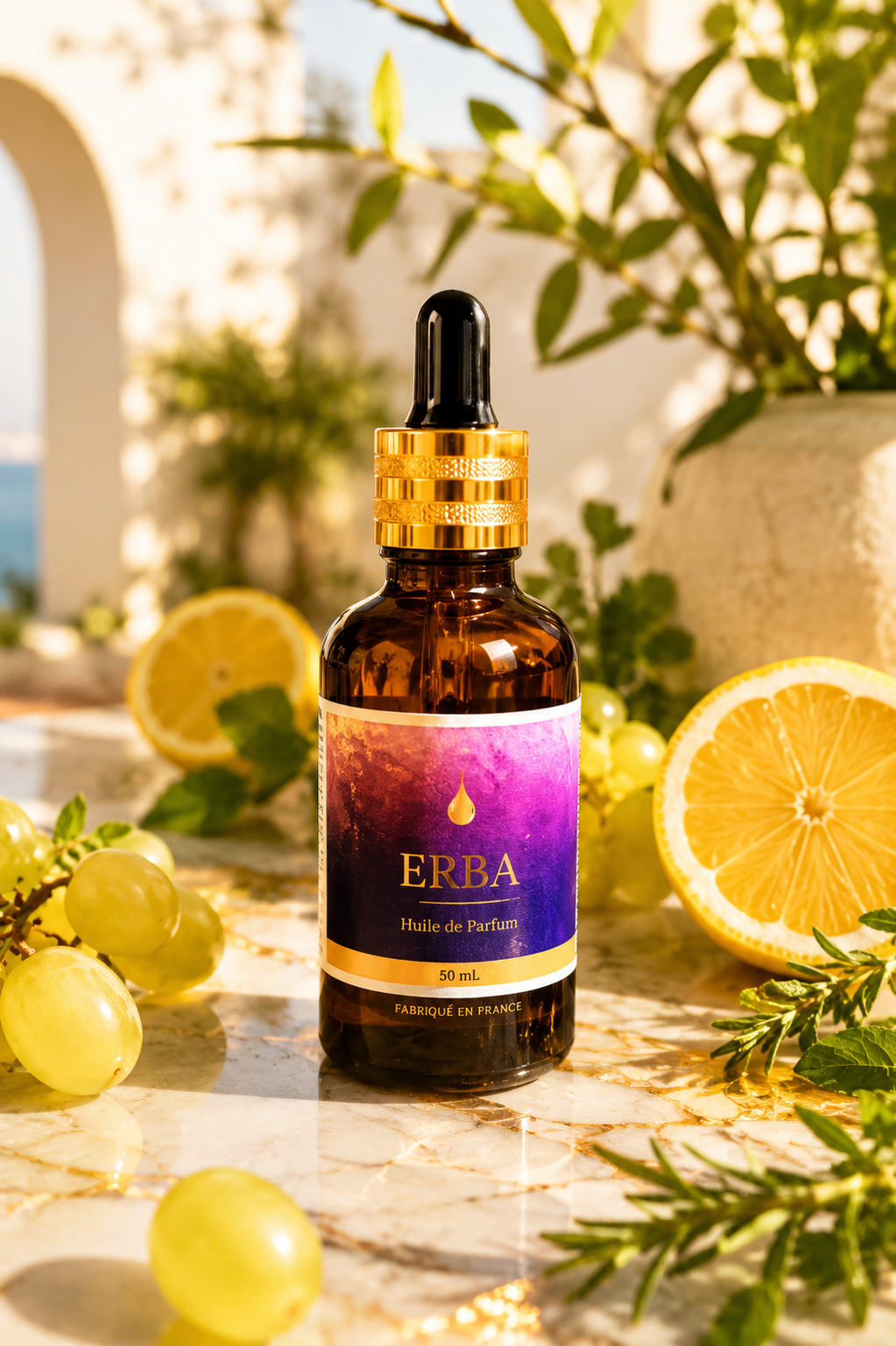 ERBA — Huile de Parfum 50ml | Sans alcool